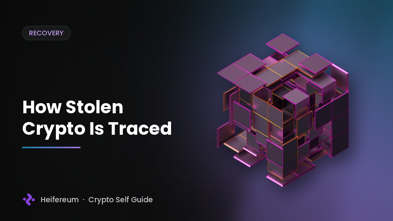 How Stolen Crypto Is Traced