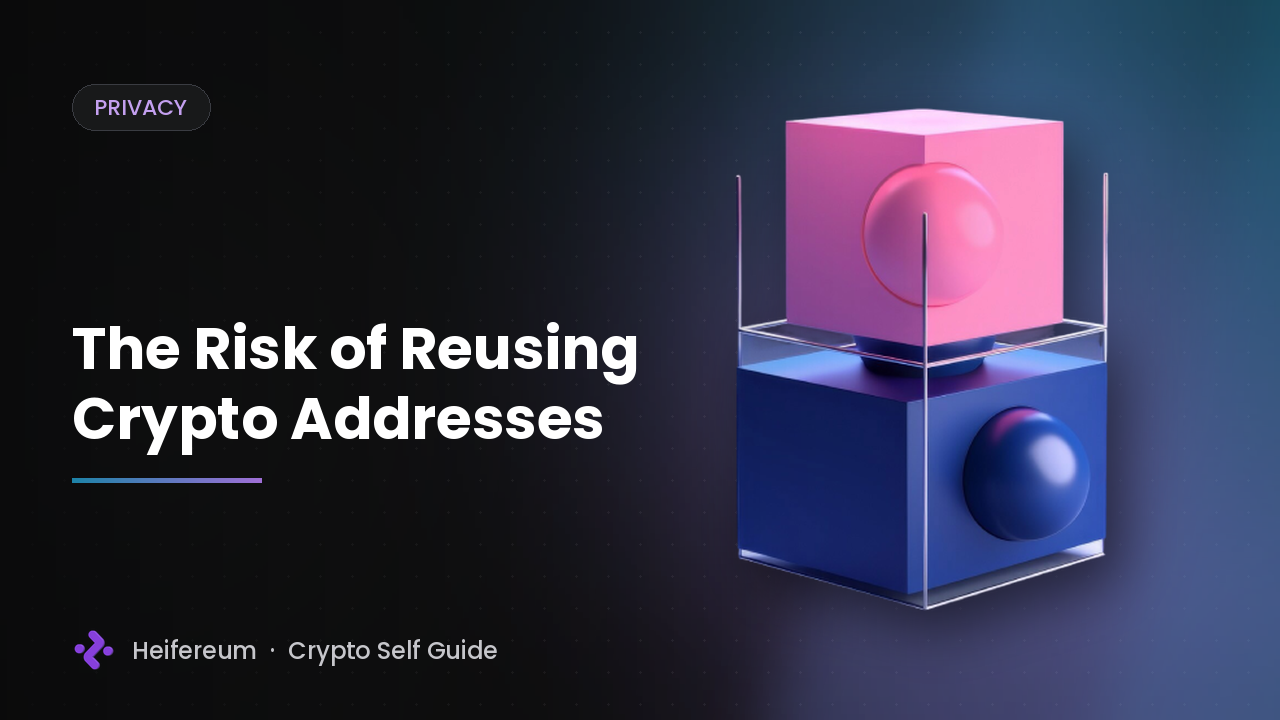 The Risk of Reusing Crypto Addresses